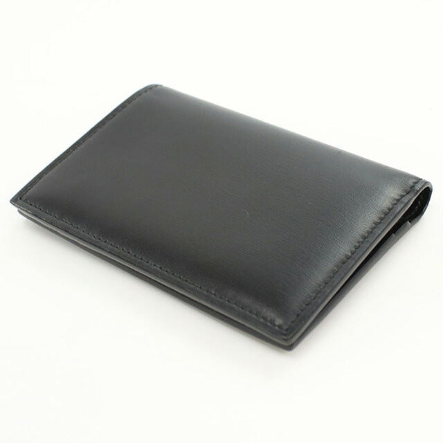 中古 サンローラン 二つ折り財布 二折財布 メンズ ブランド SAINT LAURENT クレジットカード ウォレット 607679 ブラック 財布 USDSL107385011