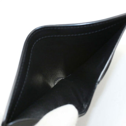 中古 サンローラン 二つ折り財布 二折財布 メンズ ブランド SAINT LAURENT クレジットカード ウォレット 607679 ブラック 財布 USDSL107385011