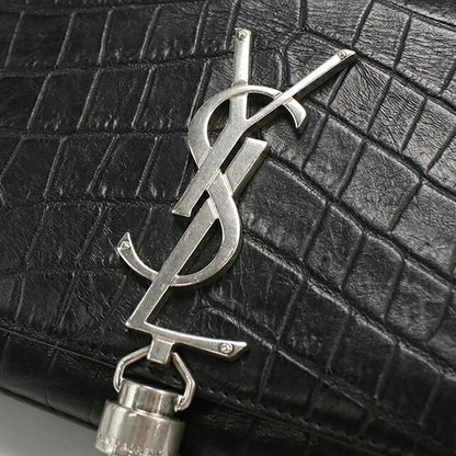 中古 サンローラン ショルダーバッグ レディース ブランド SAINT LAURENT チェーン レザー 354120 ブラック USDSL108577011