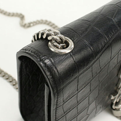 中古 サンローラン ショルダーバッグ レディース ブランド SAINT LAURENT チェーン レザー 354120 ブラック USDSL108577011