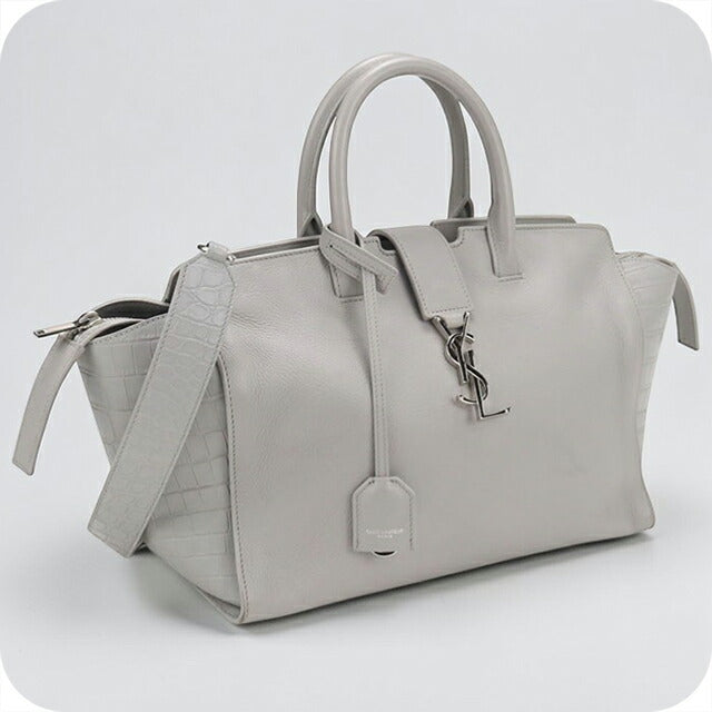 中古 サンローラン ハンドバッグ レディース ブランド SAINT LAURENT ダウンタウンカバス 2WAY 436832 グレー USDSL108651011