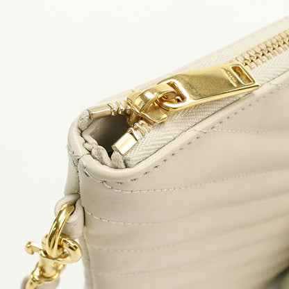 Used Saint Laurent clutch bag ladies brand SAINT LAURENT monogram leather 59193 white USDSL108704011