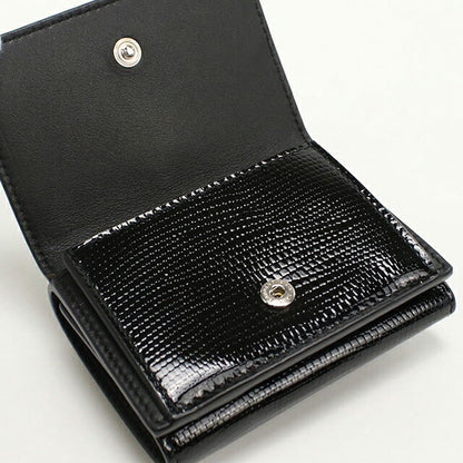 中古 サンローラン 三つ折り財布 三折財布 レディース ブランド SAINT LAURENT 517378 ブラック USDSL108787011