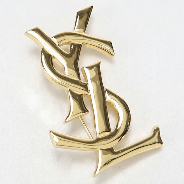 二手 Saint Laurent 胸针女装品牌 SAINT LAURENT Yves Saint Laurent 复古金色配饰 USDSL109595011