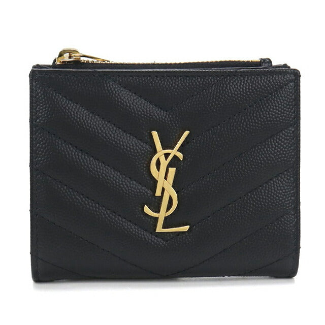 Used Saint Laurent Bifold Wallet Bifold Wallet with Coin Purse Bifold Wallet Bifold Wallet Women&