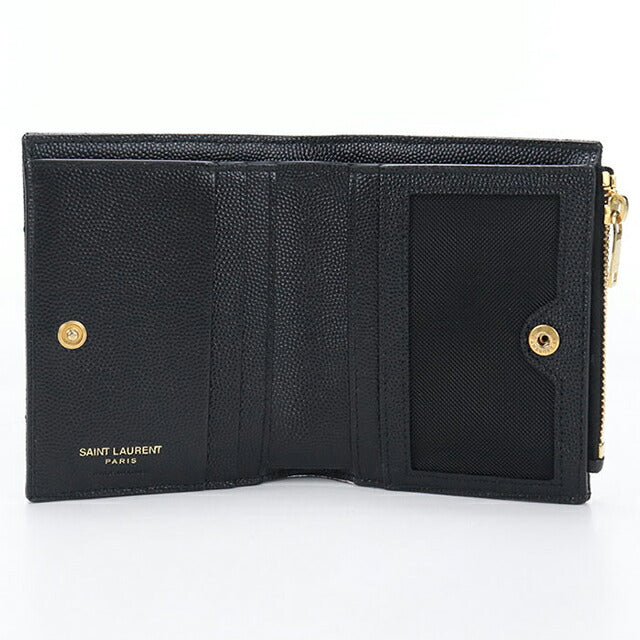 サンローラン バイフォールドウォレット モノグラム 575879 二折財布 SAINT LAURENT - サンローラン バイフォールドウォレット モノグラム