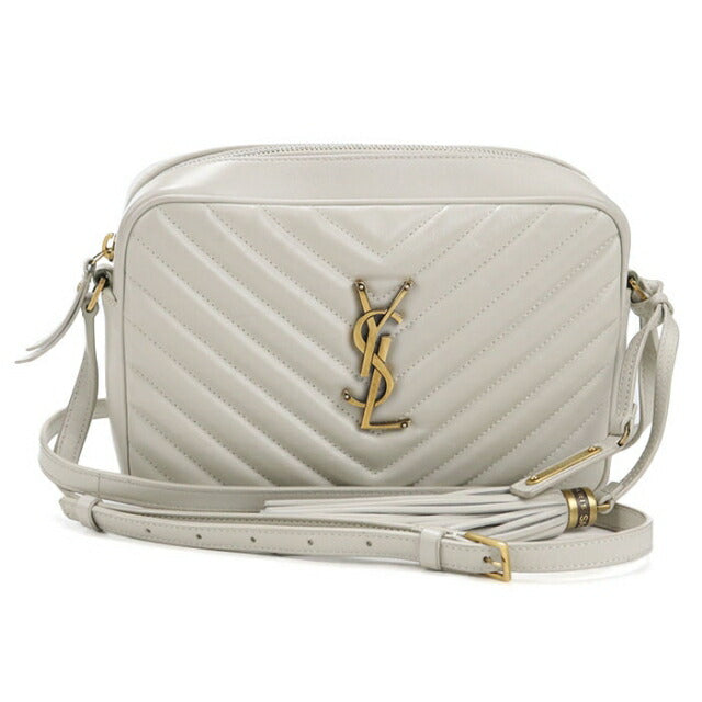 二手 Saint Laurent 斜挎单肩包 女士品牌 SAINT LAURENT Lou 相机包 皮革 574494 白色 USDSL110799011