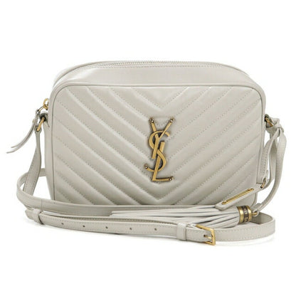 二手 Saint Laurent 斜挎单肩包 女士品牌 SAINT LAURENT Lou 相机包 皮革 574494 白色 USDSL110799011