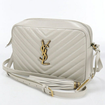 二手 Saint Laurent 斜挎单肩包 女士品牌 SAINT LAURENT Lou 相机包 皮革 574494 白色 USDSL110799011