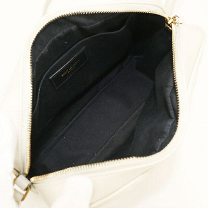 二手 Saint Laurent 斜挎单肩包 女士品牌 SAINT LAURENT Lou 相机包 皮革 574494 白色 USDSL110799011