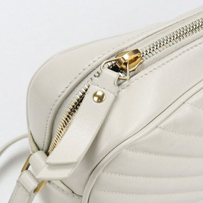 二手 Saint Laurent 斜挎单肩包 女士品牌 SAINT LAURENT Lou 相机包 皮革 574494 白色 USDSL110799011