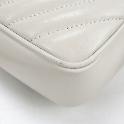 二手 Saint Laurent 斜挎单肩包 女士品牌 SAINT LAURENT Lou 相机包 皮革 574494 白色 USDSL110799011