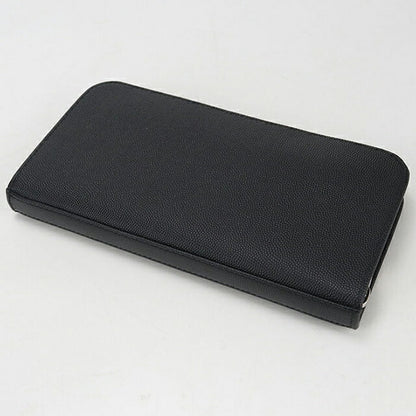 Used Saint Laurent long wallet round zipper men&