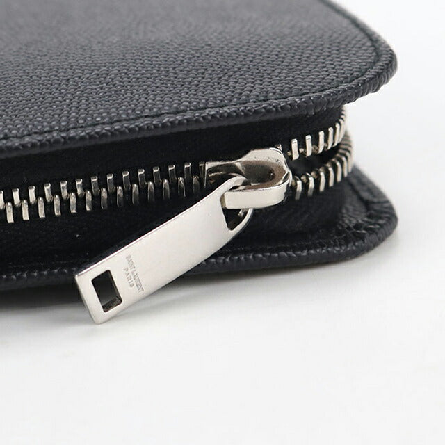サンローラン パリ 長財布 国内正規品 中古 SAINT LAURENT(サンローラン) / 長財布/レザー/ブラック/黒/メンズ