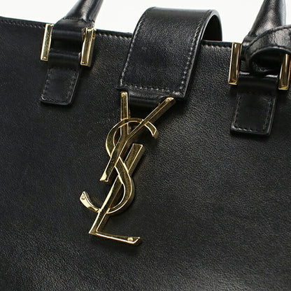 中古 サンローラン ハンドバッグ レディース ブランド SAINT LAURENT ベイビーカバス 2WAY 568853 ブラック USDSL111801011