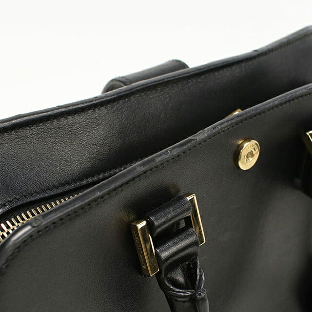 中古 サンローラン ハンドバッグ レディース ブランド SAINT LAURENT ベイビーカバス 2WAY 568853 ブラック USDSL111801011