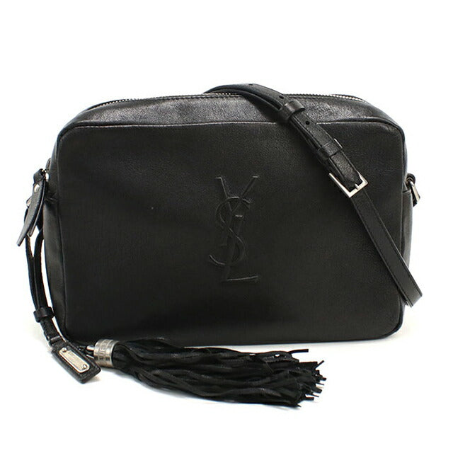中古 サンローラン 斜め掛け ショルダーバッグ レディース ブランド SAINT LAURENT カメラバッグ 470299 ブラック USDSL111827011