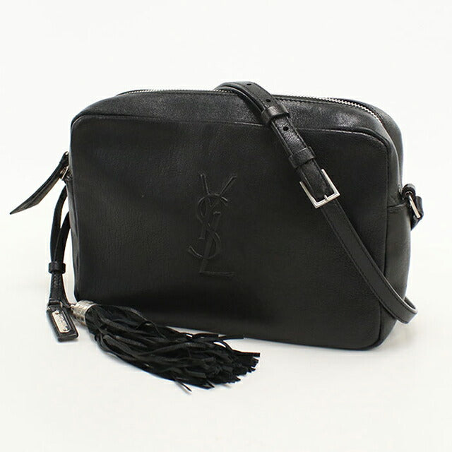 中古 サンローラン 斜め掛け ショルダーバッグ レディース ブランド SAINT LAURENT カメラバッグ 470299 ブラック USDSL111827011