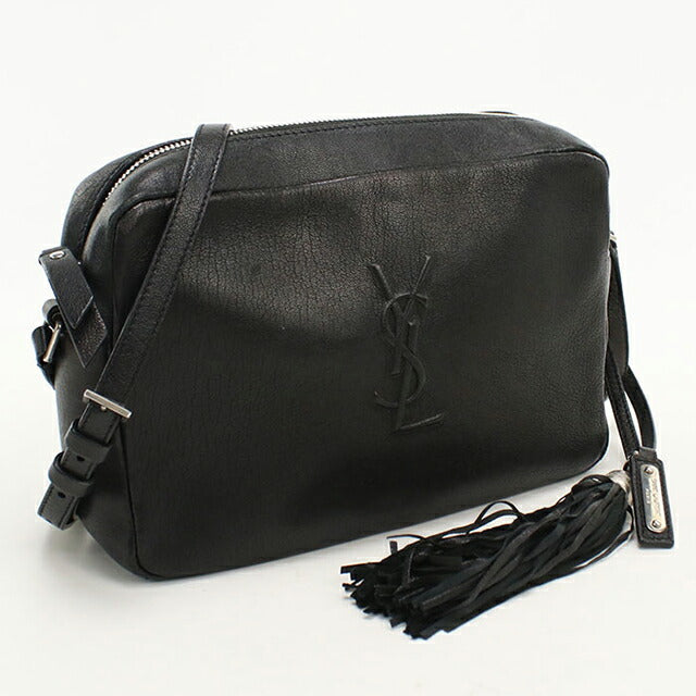 中古 サンローラン 斜め掛け ショルダーバッグ レディース ブランド SAINT LAURENT カメラバッグ 470299 ブラック USDSL111827011