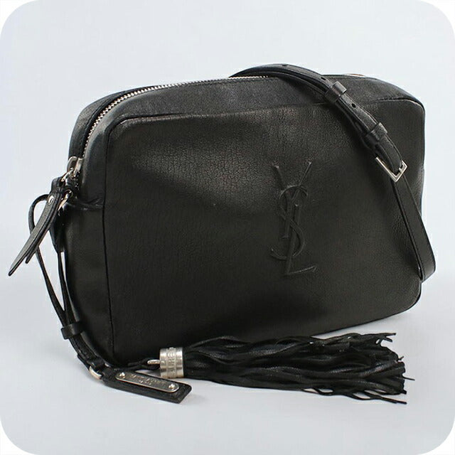 中古 サンローラン 斜め掛け ショルダーバッグ レディース ブランド SAINT LAURENT カメラバッグ 470299 ブラック USDSL111827011