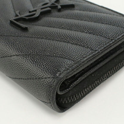 中古 サンローラン 二つ折り財布 二折財布 レディース ブランド SAINT LAURENT モノグラム　コンパクト ジップアラウンドウォレット 403723 USDSL112042011