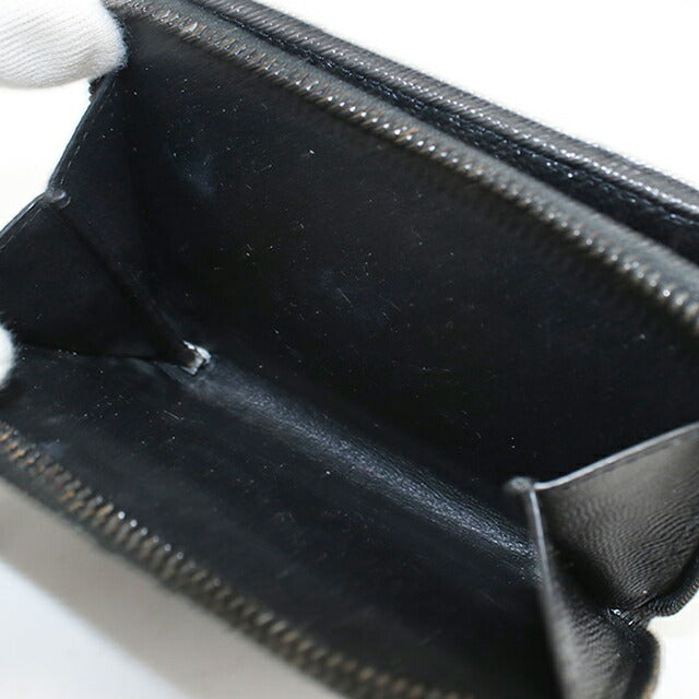 中古 サンローラン 二つ折り財布 二折財布 レディース ブランド SAINT LAURENT モノグラム　コンパクト ジップアラウンドウォレット 403723 USDSL112042011