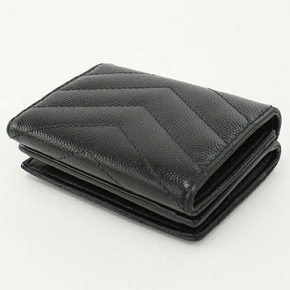 中古 サンローラン 三つ折り財布 三折財布 レディース ブランド SAINT LAURENT YSLモノグラム オリガミ　タイニーウォレット 668274 USDSL112055011