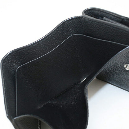 中古 サンローラン 三つ折り財布 三折財布 レディース ブランド SAINT LAURENT YSLロゴ オリガミタイニーウォレット 669959 ブラック USDSL112057011