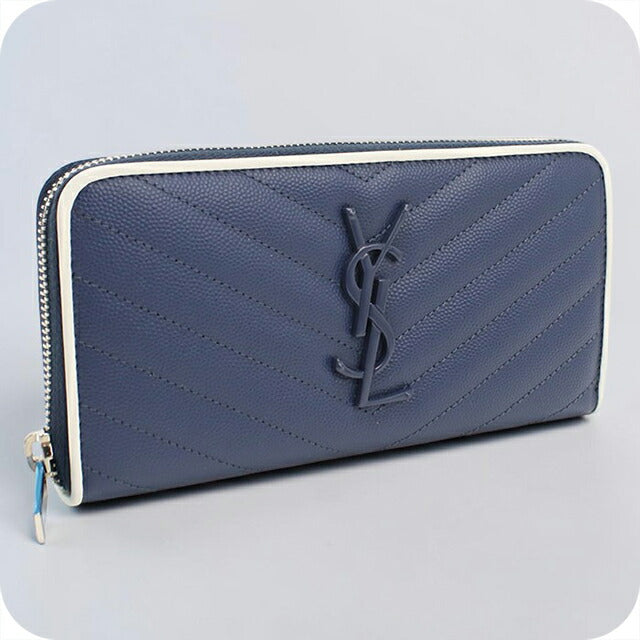 中古 サンローラン 長財布ラウンドファスナー レディース ブランド SAINT LAURENT モノグラム・サンローラン フルジップウォレット 358094 USDSL112898011