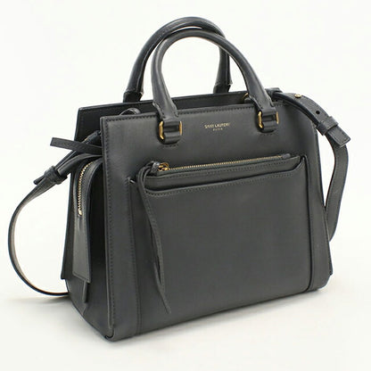 中古 サンローラン ハンドバッグ レディース ブランド SAINT LAURENT イースト ウエスト 554116 グレー USDSL112907011