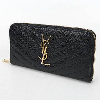 中古 サンローラン 長財布ラウンドファスナー レディース ブランド SAINT LAURENT モノグラム・サンローラン フルジップウォレット 358094 USDSL112947011