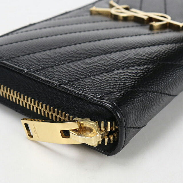 中古 サンローラン 長財布ラウンドファスナー レディース ブランド SAINT LAURENT モノグラム・サンローラン フルジップウォレット 358094 USDSL112947011