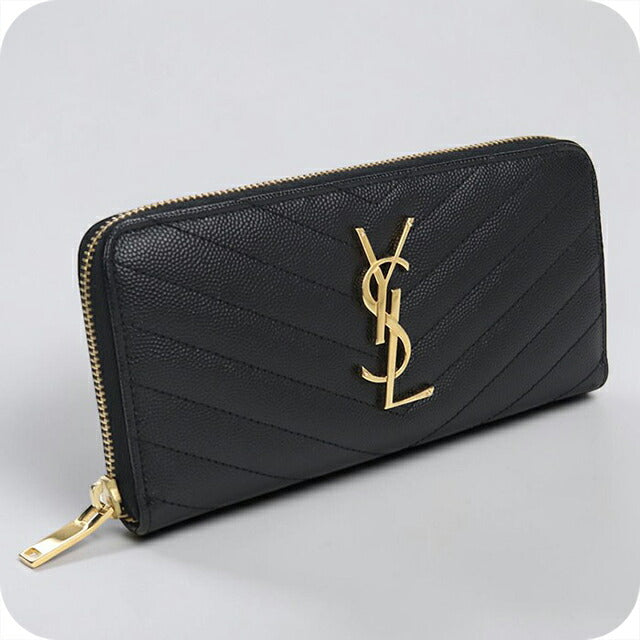 中古 サンローラン 長財布ラウンドファスナー レディース ブランド SAINT LAURENT モノグラム・サンローラン フルジップウォレット 358094 USDSL112947011