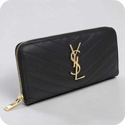中古 サンローラン 長財布ラウンドファスナー レディース ブランド SAINT LAURENT モノグラム・サンローラン フルジップウォレット 358094 USDSL112947011