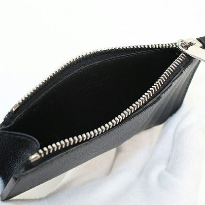 中古 サンローラン コインケース レディース ブランド SAINT LAURENT フラグメント ジップポーチ 609362 ブラック USDSL113165011