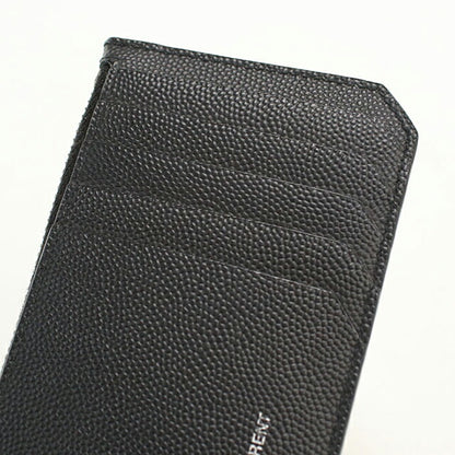 中古 サンローラン コインケース レディース ブランド SAINT LAURENT フラグメント ジップポーチ 609362 ブラック USDSL113165011