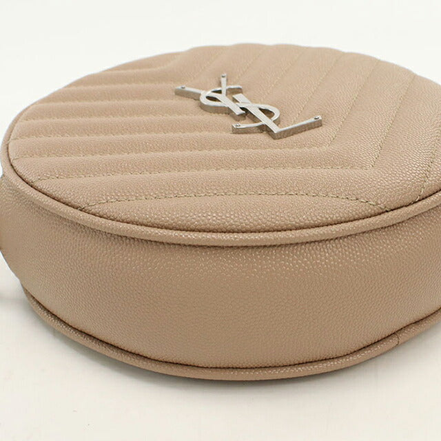 中古 サンローラン ショルダーバッグ レディース ブランド SAINT LAURENT ヴィニル チェーン 610436 ベージュ USDSL113361011