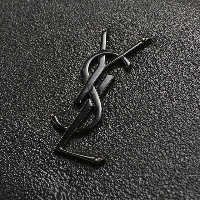 中古 サンローラン チェーンウォレット レディース ブランド SAINT LAURENT YSLモノグラム レザー 377829 ブラック USDSL113581011