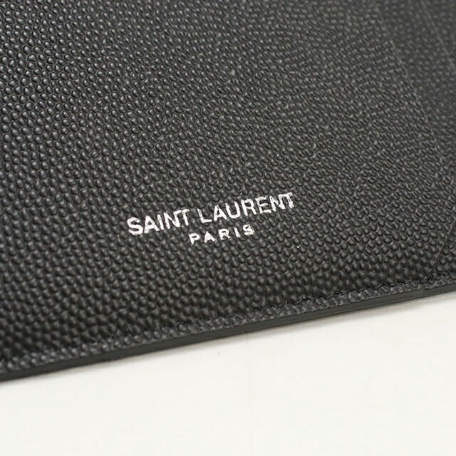 中古 サンローラン コインケース ユニセックス ブランド SAINT LAURENT フラグメント ジップポーチ レザー 609362 ブラック USDSL113583011