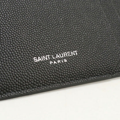 中古 サンローラン コインケース ユニセックス ブランド SAINT LAURENT フラグメント ジップポーチ レザー 609362 ブラック USDSL113583011