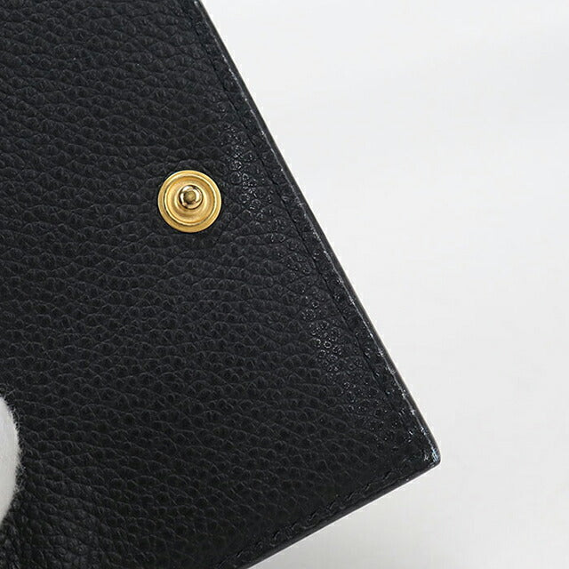 中古 サンローラン 三つ折り財布 三折財布 レディース ブランド SAINT LAURENT コンパクトウォレット レザー 607925 ブラック USDSL113889011