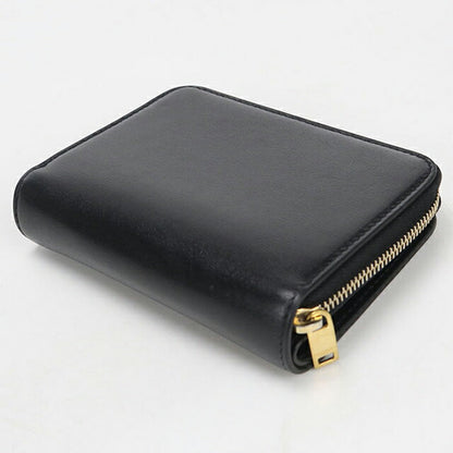 中古 サンローラン 二つ折り財布 二折財布 レディース ブランド SAINT LAURENT 635263 ブラック USDSL113974011