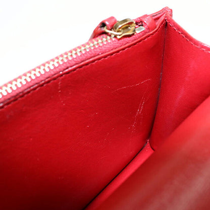 中古 サンローラン ショルダーバッグ レディース ブランド SAINT LAURENT  チェーン 533026 レッド USDSL114057011
