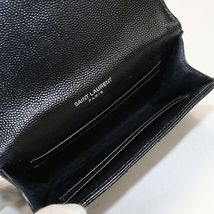 中古 サンローラン 二つ折り財布 二折財布 レディース ブランド SAINT LAURENT モノグラム スモール エンベロープウォレット 414404 USDSL114128011