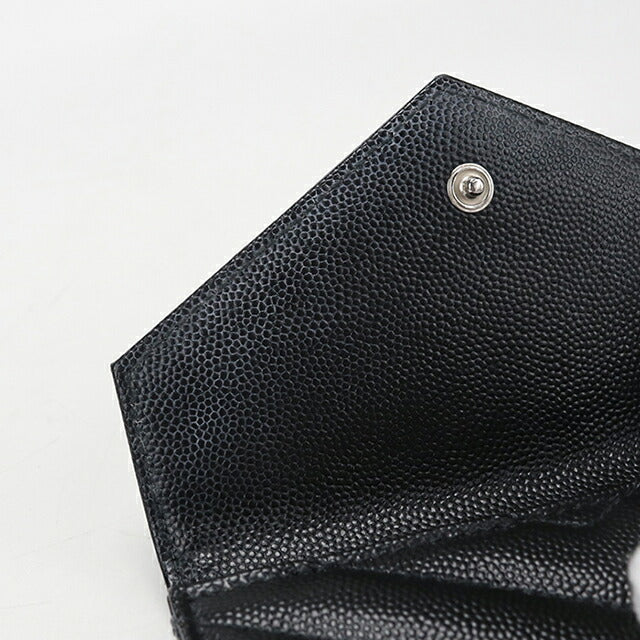 中古 サンローラン 二つ折り財布 二折財布 レディース ブランド SAINT LAURENT モノグラム スモール エンベロープウォレット 414404 USDSL114128011