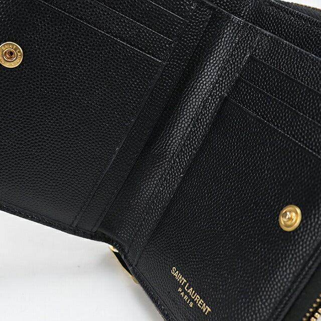 中古 サンローラン 二つ折り財布 二折財布 レディース ブランド SAINT