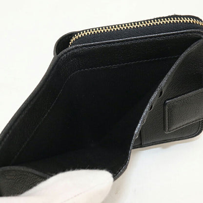 中古 サンローラン 二つ折り財布 二折財布 レディース ブランド SAINT LAURENT レザー 352906 ブラック USDSL114543011