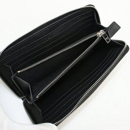 中古 サンローラン 長財布ラウンドファスナー メンズ ブランド SAINT LAURENT クラシック ジップアラウンドウォレット 414680 ブラック USDSL114797011