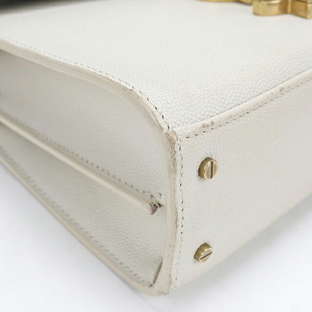 中古 サンローラン ハンドバッグ レディース ブランド SAINT LAURENT カサンドラ ミニ トップハンドルバッグ 2WAY 623930 USDSL114954011