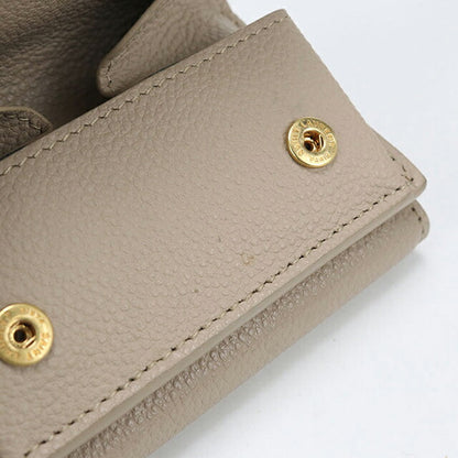 中古 サンローラン 三つ折り財布 三折財布 レディース ブランド SAINT LAURENT YSLライン 620287 ベージュ USDSL115114011
